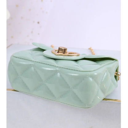 Mini bolsos de hombro de PU, carteras con forma de corazón, bolsos para mujer y Niña