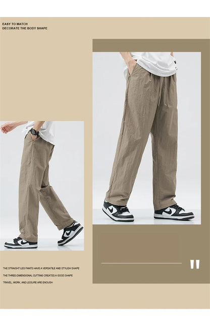 Pantalones Holgados de Lino para Hombre, Estilo Y2K, Pantalones Anchos de Calle, Novedad 2026, Pantalones Harem con Cordón para Gimnasio, Pantalones Hombre