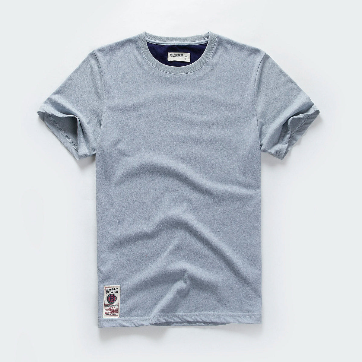 New Summer Men's t-shirt Cotton Solid T shirt Men Causal O-neck Basic tshirt Male High Quality Classical tops