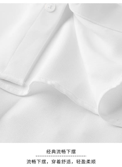 Camisa de Manga Larga Decorada con Pedrería para Hombre, Camisa de Vestir para Banquetes y Fiestas, Camisa Casual de Negocios, Camisa Masculina