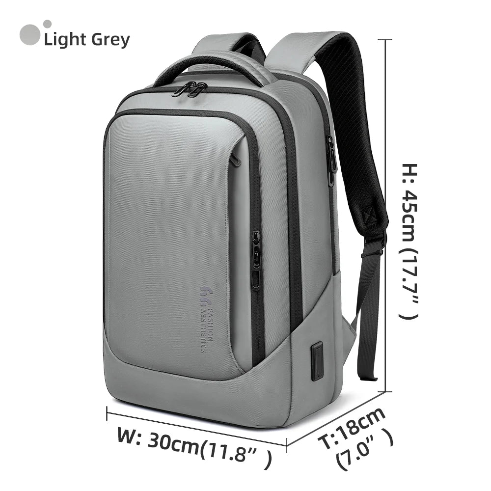 HK-Bolso para ordenador portátil de diseño para hombre, mochilas escolares impermeables para niños universitarios, mochila de viaje deportiva de negocios para hombre con carga USB