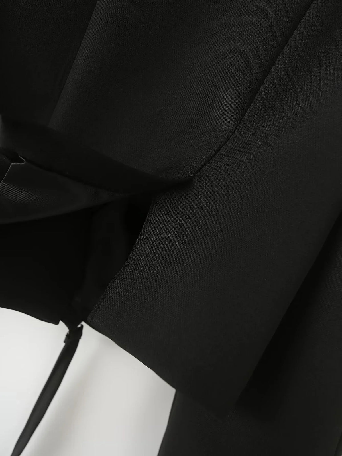 Early Autumn Women's Cross-Belted Slim Fit Short Suit Jacket Fashionable Business Casual Style Long Sleeve Commute Friendly