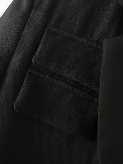 Early Autumn Women's Cross-Belted Slim Fit Short Suit Jacket Fashionable Business Casual Style Long Sleeve Commute Friendly