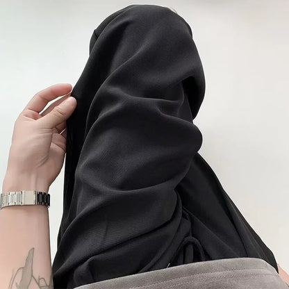 Pantalones bombachos holgados rectos lisos de verano para hombre, pantalones de chándal drapeados deportivos informales, pantalones de pierna ancha con cordón, novedad de 2025