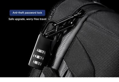 OZUKO-Bolso bandolera informal con carga USB para hombre, bandolera multifunción, bandolera antirrobo, bolso impermeable para hombre