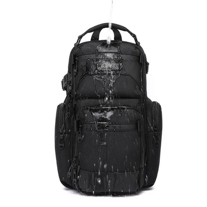 Bolso de pecho OZUKO, elegante bolso cruzado multifuncional, bolso cruzado de viaje ligero e impermeable para hombre