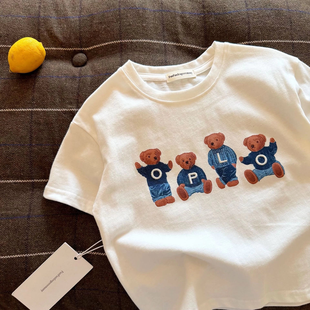 Camiseta de Algodón con Dibujos Animados para Niños, Estilo Veraniego, Informal, Delgada, de Manga Corta, de Algodón Puro par...