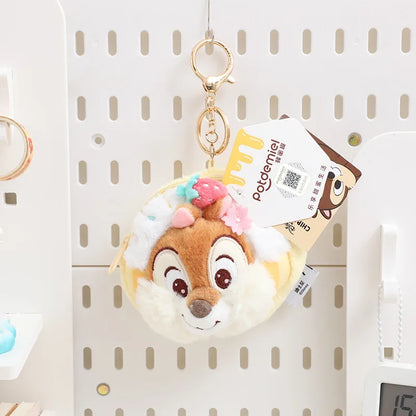 Bolso cruzado de felpa de Disney, Chip & Dale de dibujos animados, bolso informal de gran capacidad para estudiantes, regalos de vacaciones para niñas, desplazamientos