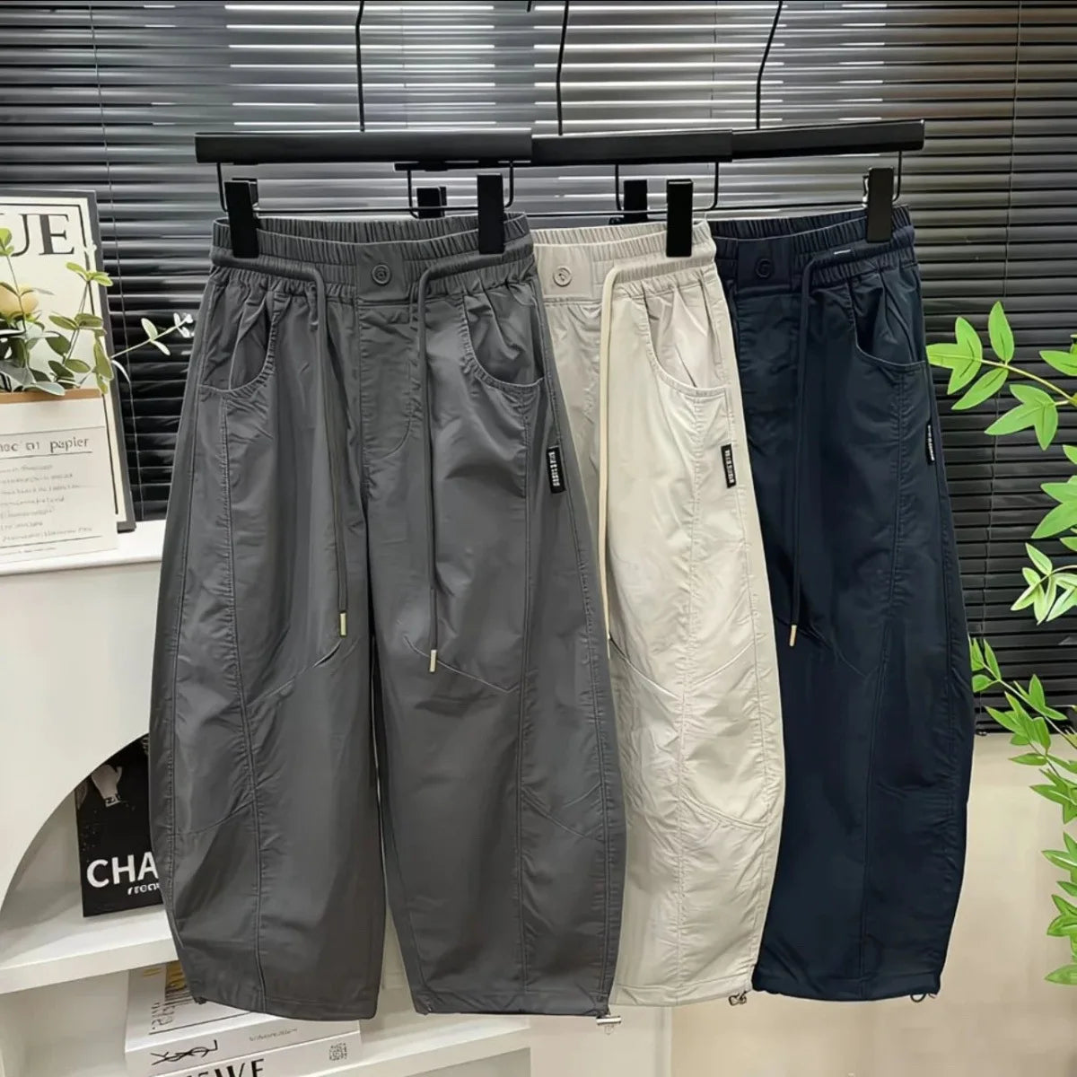 UNITIM, pantalones largos con tirantes para niños, pantalones largos finos y transpirables para niños de 3 a 14 años, pantalones largos para adolescentes