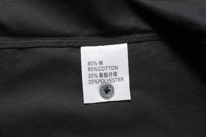 Camisa con cuentas hecha a mano para hombre, camisa de vestir Social de negocios de manga larga, traje informal de algodón de alta calidad para actuación en escenario de estrella