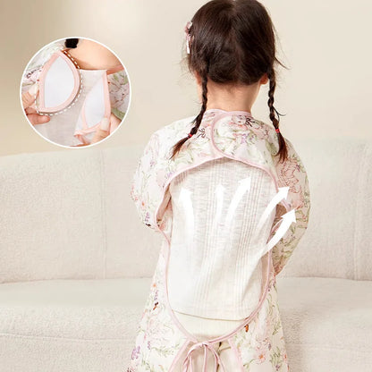 AIBEDILA Baberos impermeables para bebés, babero de manga larga para destete, se sujeta a la mesa de la trona, dobladillo desmontable, 6M-6T
