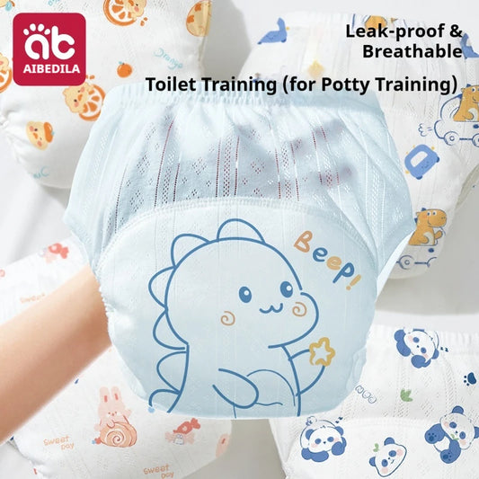 Pantalones de entrenamiento para ir al baño para bebés, lavables, transpirables, a prueba de fugas, reutilizables, suaves, para niños pequeños, para bebés, niños y niñas