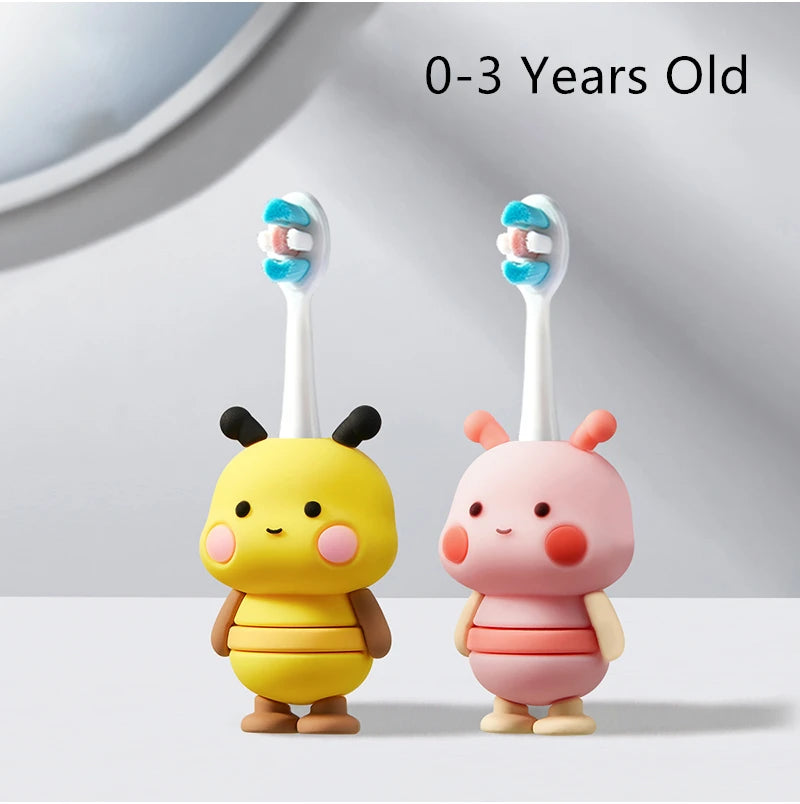 Lindo cepillo de dientes para bebé, cepillo de dientes suave, mordedor para madre y niño, herramientas de cuidado de la salud para niños, artículos para niñas, accesorios