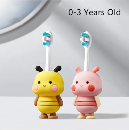 Lindo cepillo de dientes para bebé, cepillo de dientes suave, mordedor para madre y niño, herramientas de cuidado de la salud para niños, artículos para niñas, accesorios