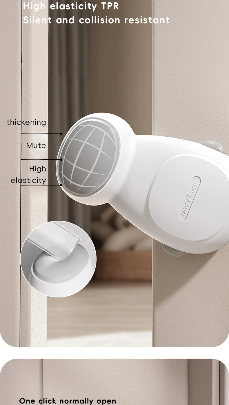    Tope de Puerta Antipellizcos para Bebés AIBEDILA, Protector de Seguridad para Niños que Evita el Cierre Automático, Protector de Seguridad para el Hogar