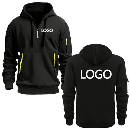Sudaderas con capucha estampadas personalizadas para hombres y mujeres, ropa deportiva informal holgada con cremalleras, jerséis con capucha de manga larga con múltiples bolsillos