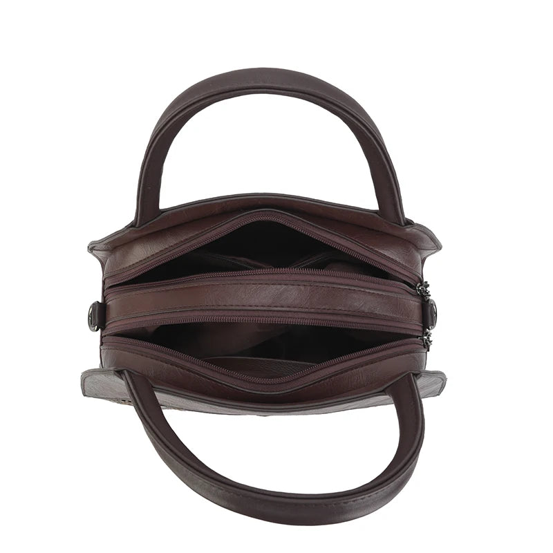 Bolso Retro de diseñador para personas mayores, bolso de hombro con relieve para oficina, regalo de alta calidad, bolso de viaje para mamá, bolso cruzado de lujo