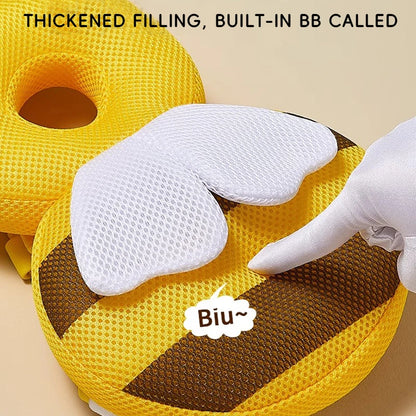 Almohada Protectora para la Cabeza de Bebé Little Bee, Transpirable, Anti-Caídas, Adecuada para la Protección de la Cabeza y la Espalda de Bebés y Niños Pequeños, Segura, Bibi