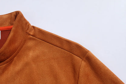Autumn Winter Slim Fit Stand Collar Jackets Men Business Casual Zipper Solid Outwear Male Fashion Office Jacket Coat Cardigan