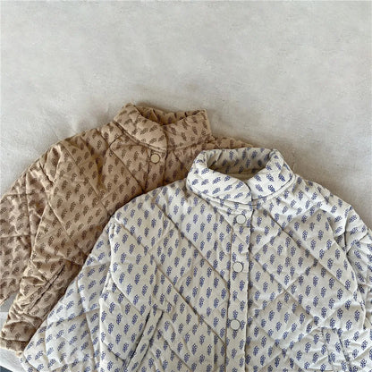 Chaqueta acolchada de algodón para niños y niñas, ropa ligera de Corea del Sur, cubierta de algodón de trigo, Invierno 2023