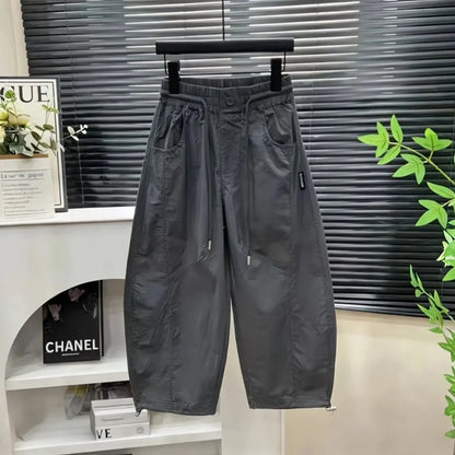 UNITIM, pantalones largos con tirantes para niños, pantalones largos finos y transpirables para niños de 3 a 14 años, pantalones largos para adolescentes
