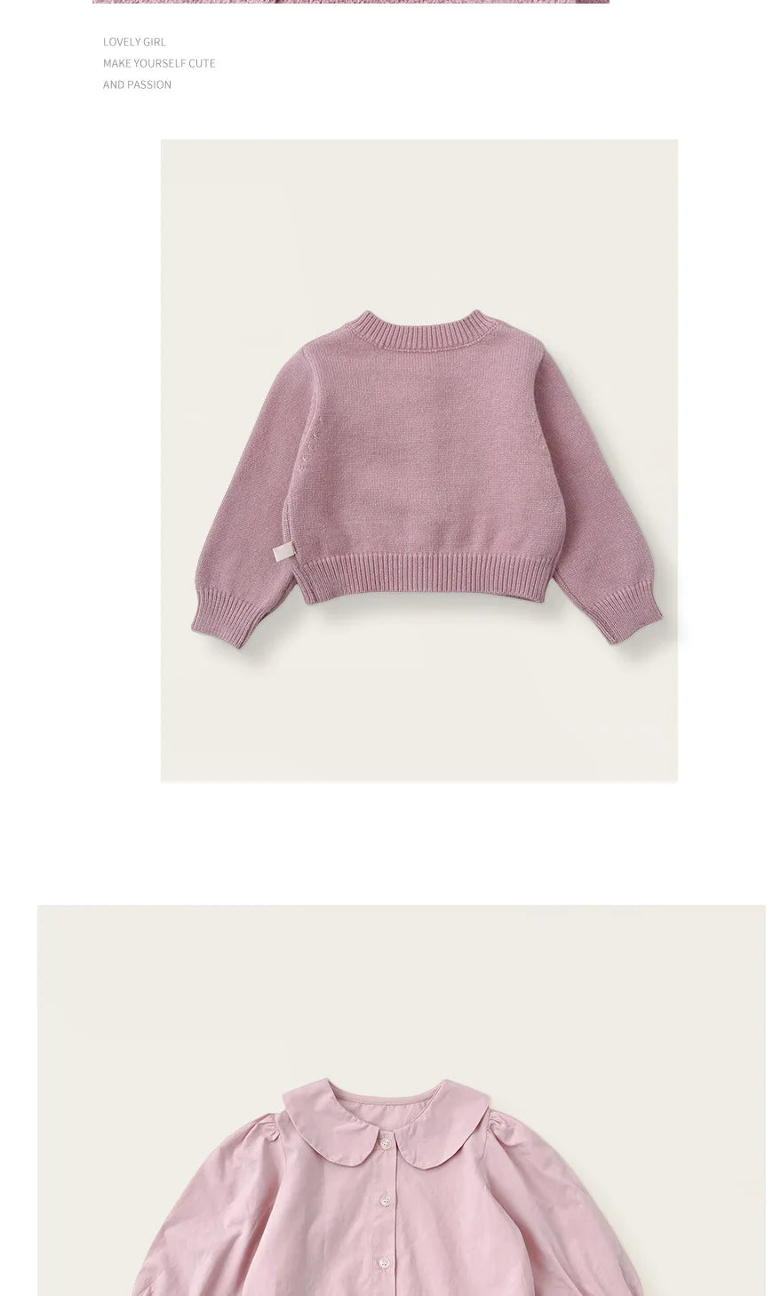 Conjunto de Vestido para Niña, Primavera y Otoño 2026, Nuevo Suéter de Punto con Volantes, Vestido de Dos Piezas
