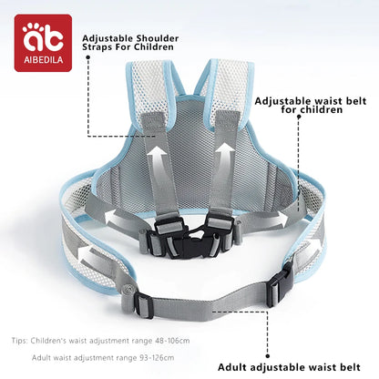 Cinturón de seguridad para niños, correa de ciclismo para coche eléctrico con almacenamiento, correas de protección para motocicleta, cinturón protector anticaída, Bandag ajustable