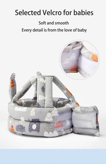 Gorro para bebé, gorro protector para niños pequeños, casco de seguridad para niños pequeños, protección para la cabeza y gorro de protección contra caídas para niños