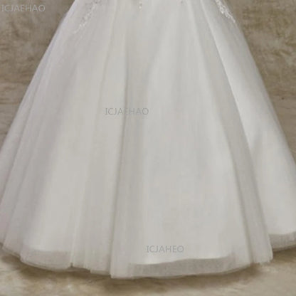 Vestido de Niña para Boda, Cumpleaños, Encaje, Flores, Princesa, Vestido Largo, Fiesta Formal, Celebración, Vestidos de Noche
