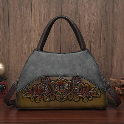 Bolso Retro de diseñador para personas mayores, bolso de hombro con relieve para oficina, regalo de alta calidad, bolso de viaje para mamá, bolso cruzado de lujo