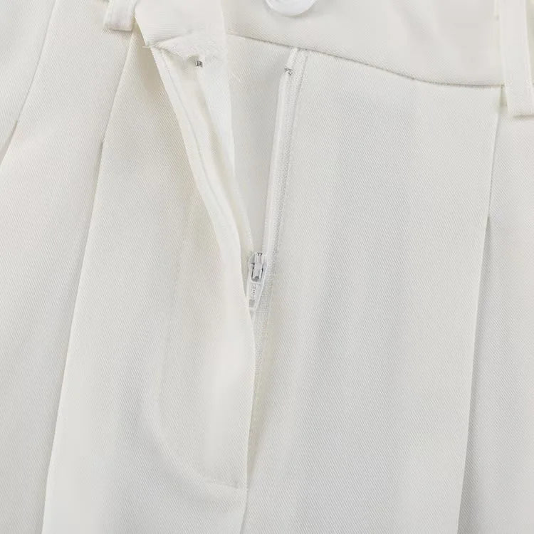 Falda midi de poliéster de cintura alta con abertura, diseño ajustado y elegante, estilo casual para mujer