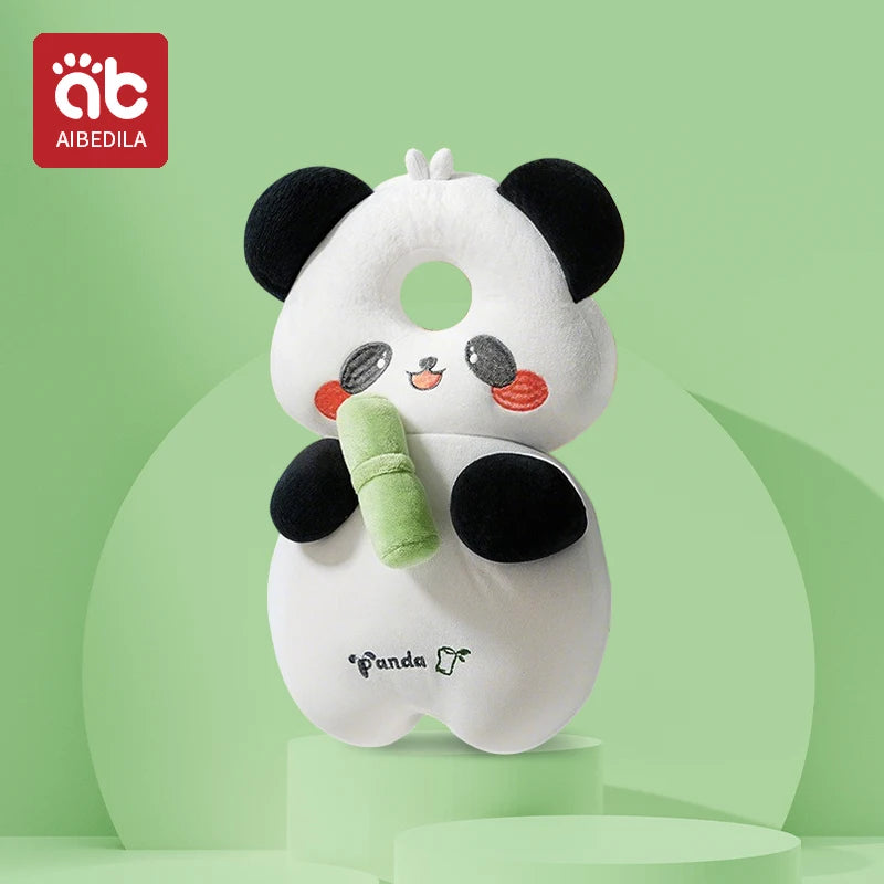 Andadores para bebés, cojín de protección para la cabeza, almohadilla de felpa de animales, correas ajustables, almohadilla protectora para bebés, regalo de ducha para niños pequeños