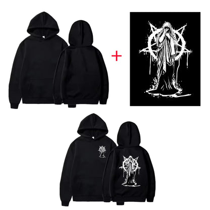 Sudaderas con capucha informales para hombre y mujer con estampado de logotipo personalizado, sudaderas con capucha de manga larga para otoño e invierno, sudaderas personalizadas de estilo callejero.