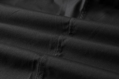 Camisa con cuentas hecha a mano para hombre, camisa de vestir Social de negocios de manga larga, traje informal de algodón de alta calidad para actuación en escenario de estrella