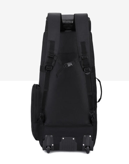 Bolsa de viaje plegable con ruedas para senderismo, Golf, aviación, bolsas de lona para acampar al aire libre, equipaje de coche, bolso móvil, mochila de entrenamiento grande