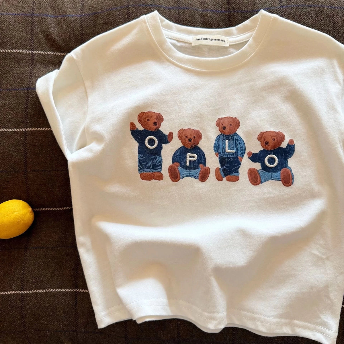 Camiseta de Algodón con Dibujos Animados para Niños, Estilo Veraniego, Informal, Delgada, de Manga Corta, de Algodón Puro par...