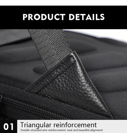 Mochila 100% de cuero de vaca Natural para ordenador portátil de 15,6 pulgadas, Mochila USB para hombre, bolso de viaje de cuero genuino, Mochila grande para niños