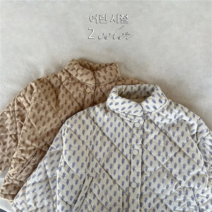 Chaqueta acolchada de algodón para niños y niñas, ropa ligera de Corea del Sur, cubierta de algodón de trigo, Invierno 2023