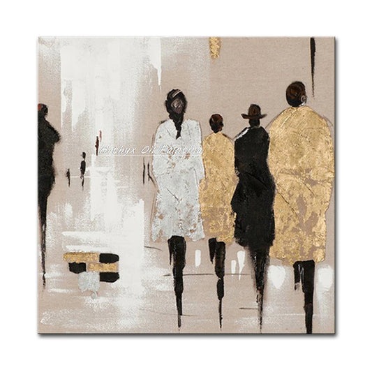 Arthyx, pintura al óleo de figura abstracta pintada a mano sobre lienzo, decoración moderna del hogar, decoración de la habitación, imagen artística de pared, el mejor póster de ilustraciones