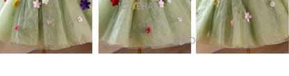 Vestido de Princesa para Niñas, Disfraz para Cumpleaños, Actuaciones de Piano, Presentaciones, Fiestas y Celebraciones
