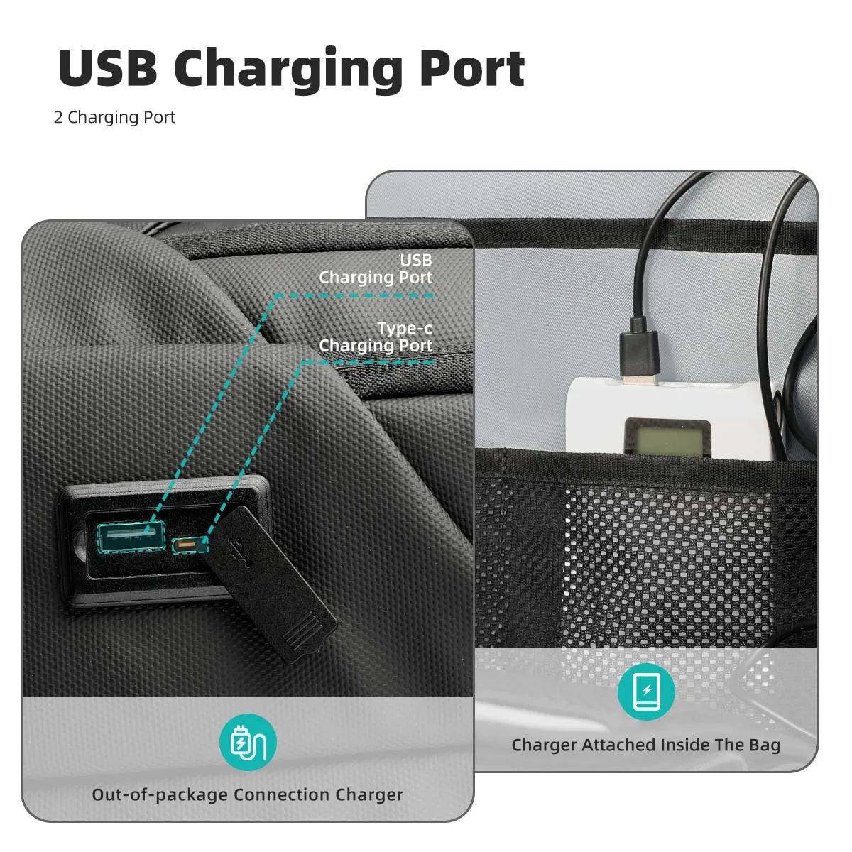 HK-Bolso para ordenador portátil de diseño para hombre, mochilas escolares impermeables para niños universitarios, mochila de viaje deportiva de negocios para hombre con carga USB