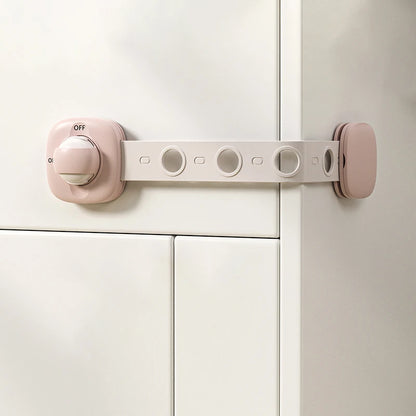 Cerradura de seguridad para cajón de bebé, cerraduras de gabinete de seguridad para niños, pestillos adhesivos para puerta de cajón, correas seguras para bebé, seguridad de puerta para niños