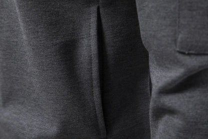 Chaqueta Casual con Cierre y Cuello Alto para Hombre, Primavera-Otoño 2025, Chaqueta Deportiva de Color Sólido, Chaqueta Bomber Urbana para Hombre