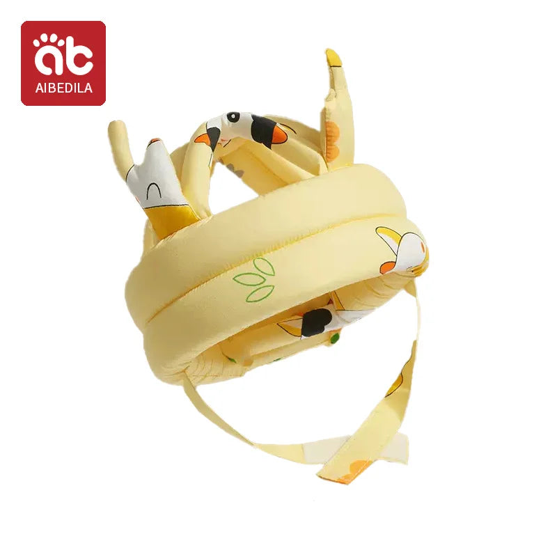 Casco de seguridad para bebés, protección para la cabeza, almohadilla anticaídas ajustable para niños pequeños, gorra anticaídas para aprender a caminar, cadena antipérdida