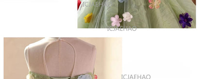 Vestido de Princesa para Niñas, Disfraz para Cumpleaños, Actuaciones de Piano, Presentaciones, Fiestas y Celebraciones