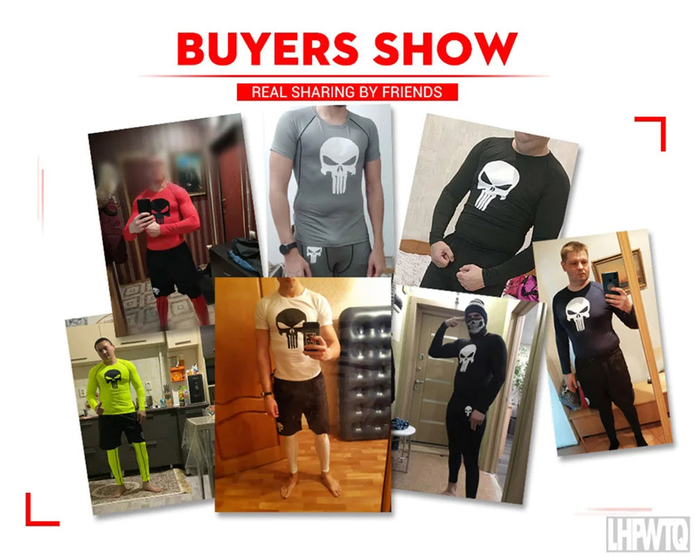 Camiseta deportiva de compresión para hombre, camiseta de entrenamiento físico de secado rápido MMA, ropa deportiva masculina para correr y correr