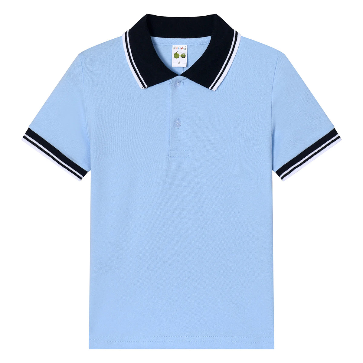 Nueva Camiseta Polo para Niños, Camisetas Polo Sólidas para Niños, Moda Coreana, Ropa de Diseñador para Niños, Uniforme Escolar de 2 a 14 Años