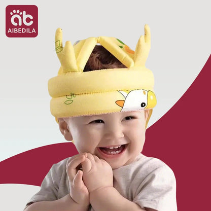 Casco de seguridad para bebés, protección para la cabeza, almohadilla anticaídas ajustable para niños pequeños, gorra anticaídas para aprender a caminar, cadena antipérdida
