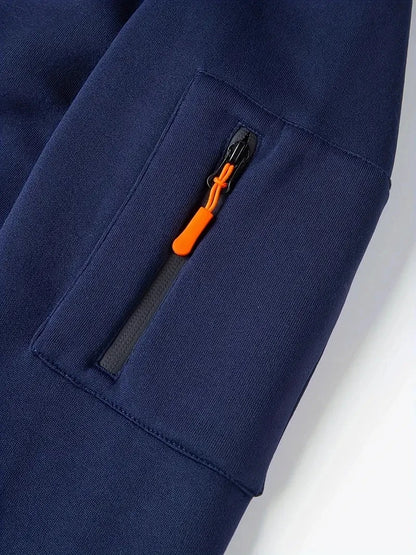 Sudaderas con capucha estampadas personalizadas para hombres y mujeres, ropa deportiva informal holgada con cremalleras, jerséis con capucha de manga larga con múltiples bolsillos