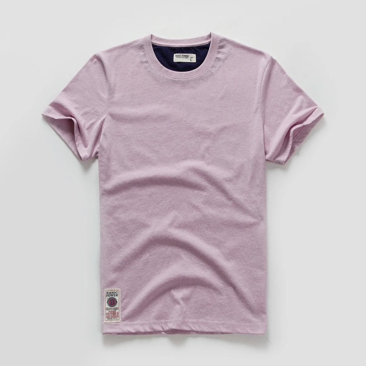 Men's Solid T-shirt Cotton t shirt Men Causal O-neck Basic Tshirt Male High Quality Classical Tops